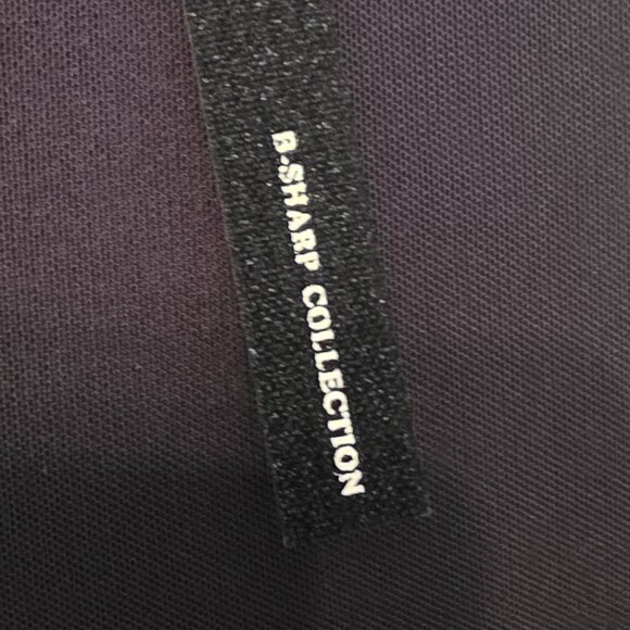 Women's sheer long sleeve crop-top blouse from the B Sharp Collection. Size S. - Picture 3 of 8